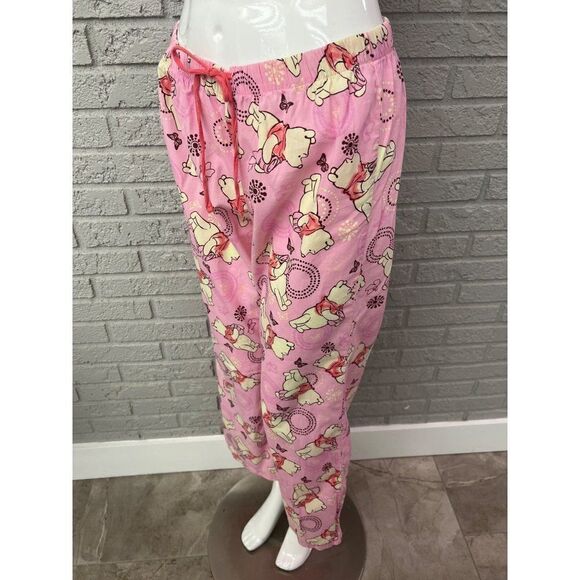 Disney Winnie The Pooh Women's Pink Lounge/ Pajama Pant Size M - Picture 3 of 7